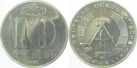 d 151081A~1.0a 10 Pfennig DDR 1981A spgl. J1510