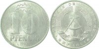 d 151083A~0.9 10 Pfennig DDR 1983A stgl/matt fein J1510