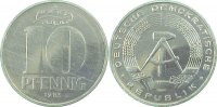 d 151083A~1.1 10 Pfennig DDR 1983A bfr/stgl/matt J1510
