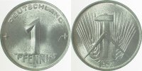 d 1.0 1 Pf 150552A~1.0 1 Pfennig DDR 1952A stgl./matt J1505