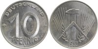 d 150753E~1.0 10 Pfennig DDR 1953E stgl./matt J1507