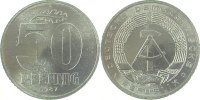 d 151287A~1.1 50 Pfennig DDR 1987A bfr/stgl/matt J1512