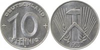 d 150753E~1.1 10 Pfennig DDR 1953E prfr/stgl/matt J1507