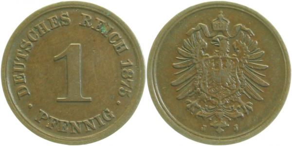 00175J~2.5 1 Pfennig  1875J ss/vz J 001  