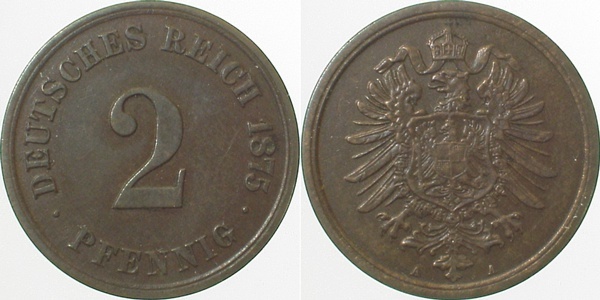 00275A~2.2 2 Pfennig  1975A f.vz J 002  