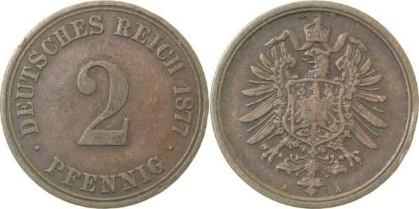 00277A~3.0 2 Pfennig  1877A ss J 002  