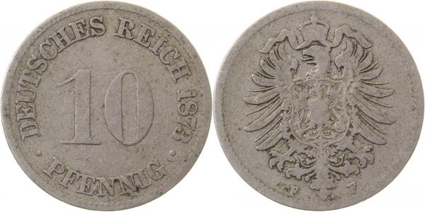 00473F~4.0 10 Pfennig  1873F s J 004  