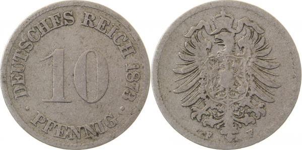 00473F~4.0 10 Pfennig  1873F s J 004  