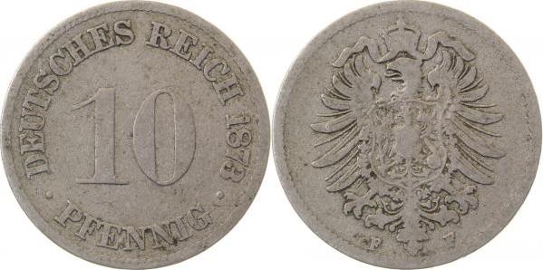 00473F~4.0 10 Pfennig  1873F s J 004  