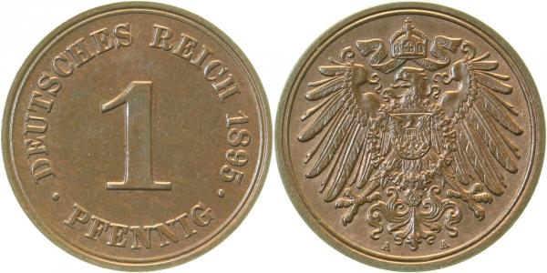01095A~1.2 1 Pfennig  1895A prfr J 010  