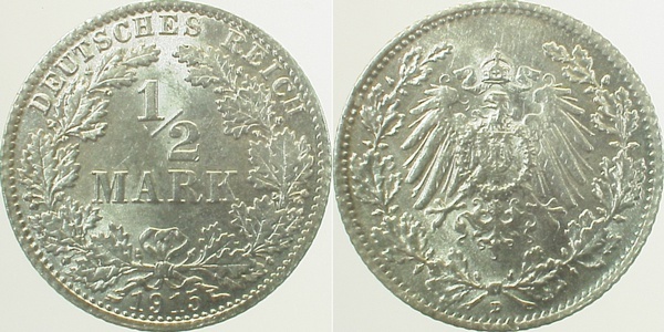 01615D~1.2 0.5 Mark  1915D prfr. J 016  