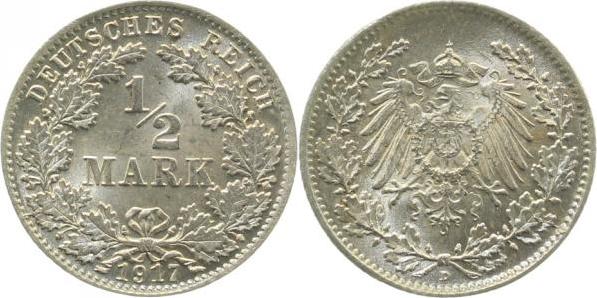 01617D~1.2 0.5 Mark  1917D prfr. J 016  