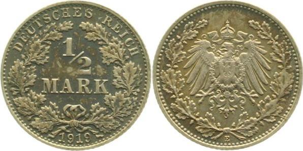 01619E~1.0b 0.5 Mark  1919E stgl.!! Patina J 016  