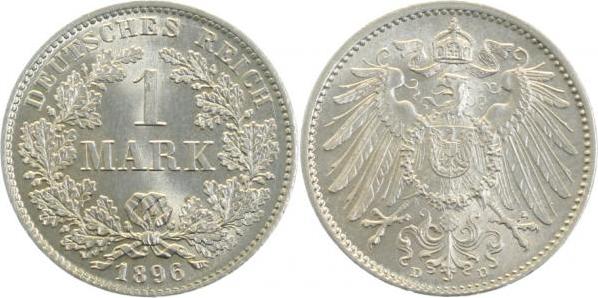 01796D~1.0b 1 Mark  1896D stgl. min. Stelle auf der 1 J 017  