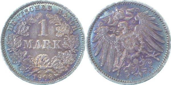 017n08E~2.5-S 1 Mark  08E ss/vz  sch. Patina S330 J 017  