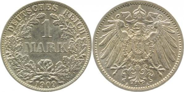 017n09A~1.5 1 Mark  1909A vz/stgl. J 017  