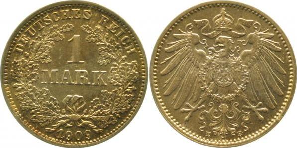 017n09E~1.3-GG 1 Mark  1909E f.prfr/f.stgl !!! J 017  