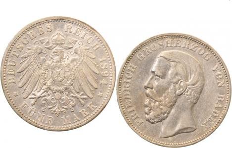 02994G~2.2-GG   1894G Friedrich I  f.vz Überdurchschnittlich gut J 029  