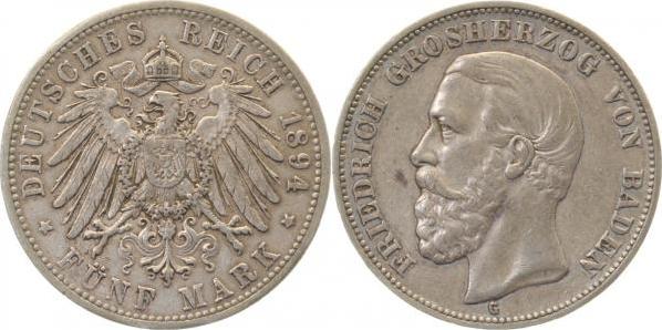 02994G~2.8-GG   1894G Friedrich I  ss+ J 029  