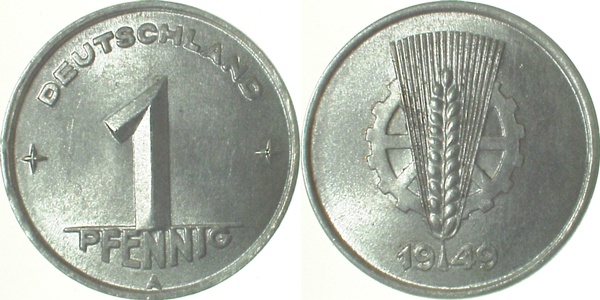 150149A~1.2 1 Pfennig  DDR 1949A bfr. J1501  