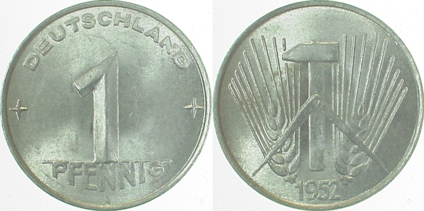 150552A~1.2 1 Pfennig  DDR 1952A bfr J1505  