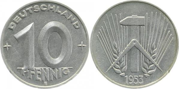 150753E~1.2 10 Pfennig  DDR 1953E bfr. J1507  
