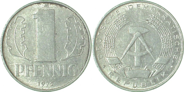 150872A~3.0 1 Pfennig  DDR 1972A ss J1508  