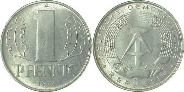 150873A~2.0 1 Pfennig  DDR 1973A vz J1508  