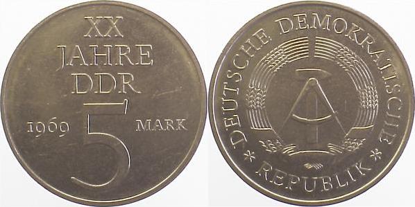 1524P69-~2.0 5 Mark  69 20J. DDR NI-Probe vz J1524  