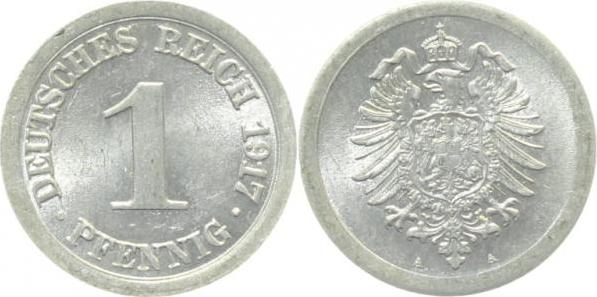 30017A~1.2 1 Pfennig  1917A prfr. J 300  