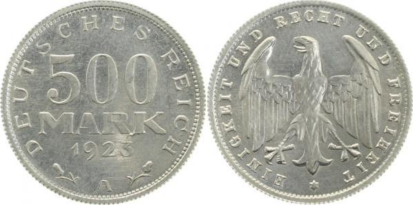 30523A~1.0a 500 M. 1923A stgl Erstabschlag (EA)! ! J 305  