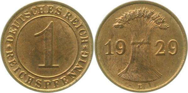 31329E~1.5 1 Pfennig  1929E f.prfr !!! J 313  