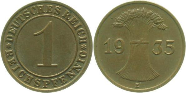 31335E~1.5 1 Pfennig  1935E f.prfr J 313  