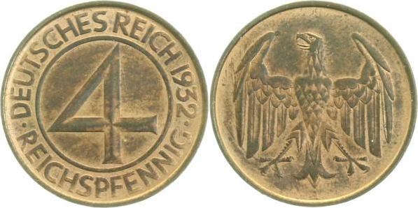 31532A~1.2 4 Pfennig  1932A f.stgl J 315  