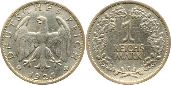 31925J~3.0 1 Reichsmark  1925J ss J 319  