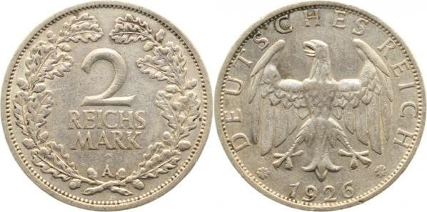 32026A~3.0 2 Reichsmark  1926A ss J 320  
