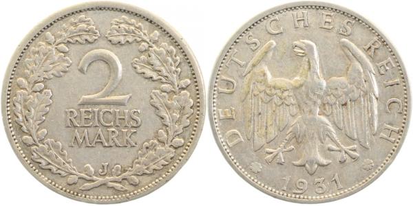 32031J~3.0 2 Reichsmark  1931J ss J 320  