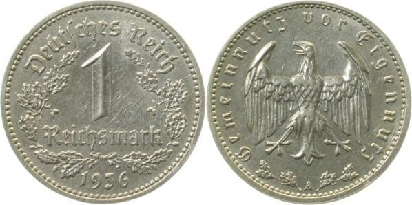 35436A~2.0 1 Reichsmark  1936A vz J 354  