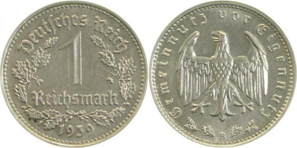 35439B~1.5 1 Reichsmark  1939B vz/st J 354  