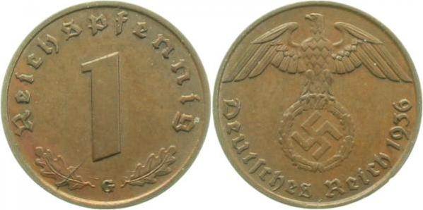 36136G~1.8 1 Pfennig  1936G vz+ J 361  