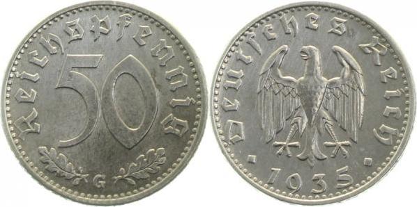 36835G~2.2 50 Pfennig  1935G f.vz J 368  