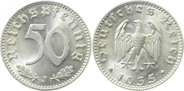 36835J~1.1 50 Pfennig  1935J prf/stgl!!! J 368  