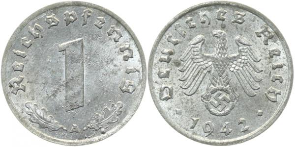36942A~1.2 1 Pfennig  1942A prfr J 369  