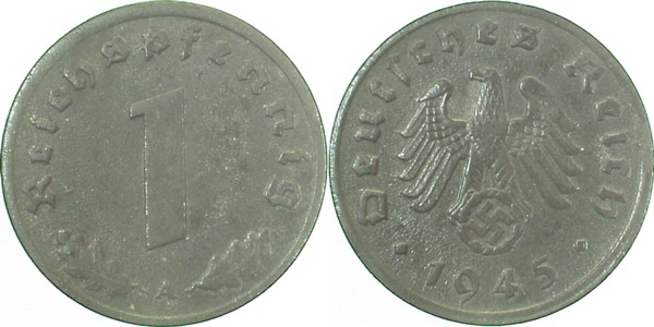 36945A~2.0 1 Pfennig  1945A vz J 369  