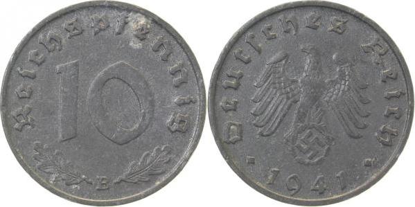 37141B~2.0 10 Pfennig  1941B vz J 371  