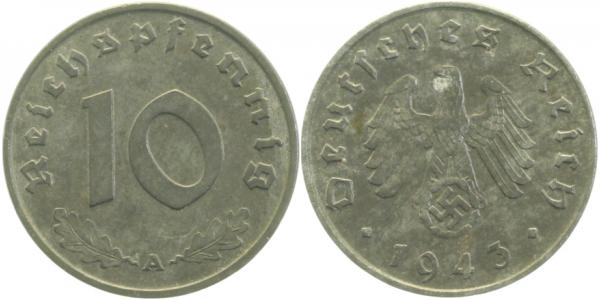 37143A~2.0 10 Pfennig  1943A vz J 371  