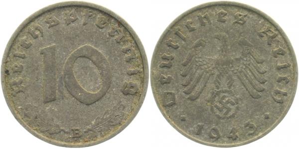 37143E~3.0 10 Pfennig  1943E ss J 371  