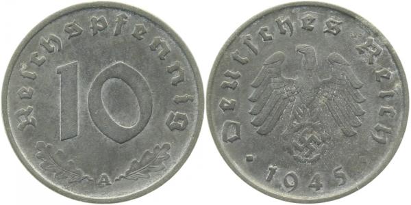 37145A~2.5 10 Pfennig  1945A ss/vz J 371  