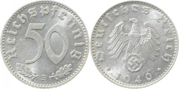37240B~1.5 50 Pfennig  1940B vz/st J 372  