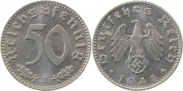 37241B~1.5 50 Pfennig  1941B f.prfr J 372  